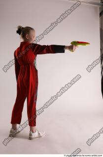 DENISA PILOT STANDING POSE WITH GUN 2